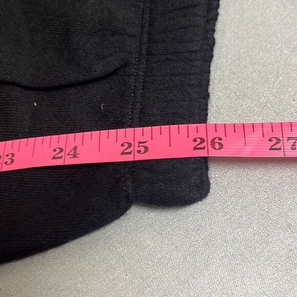 n:philanthropy Womens Large Distressed Jogger Sweatpants Black Pockets NWT - Picture 10 of 10